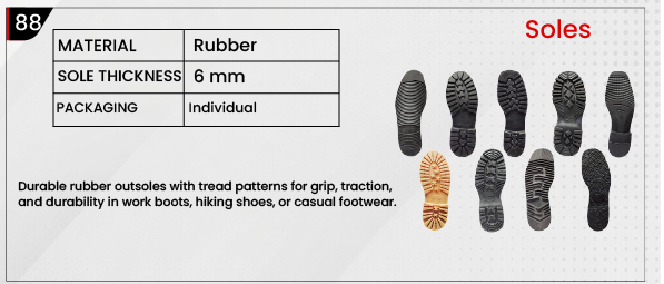 Moulded Shoe Soles & Heels