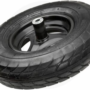 wheelbarrow wheel with shaft