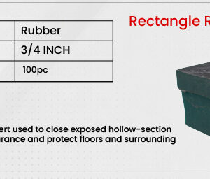 Rectangle Rubber Insert