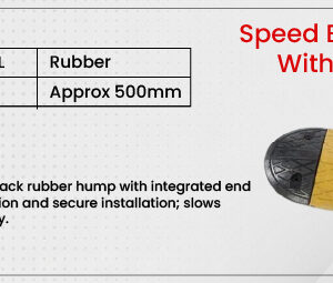 Speed Bump Small With End Cap